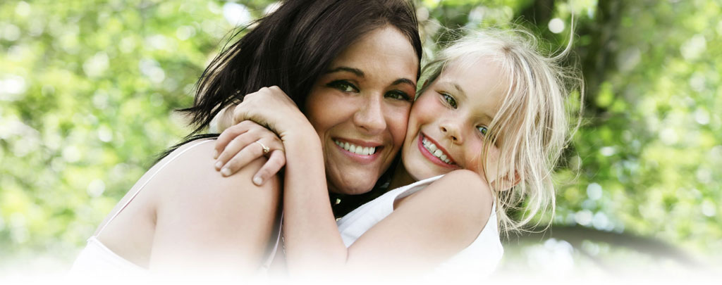 Smiling Greenwich Mother and daughter family dentist